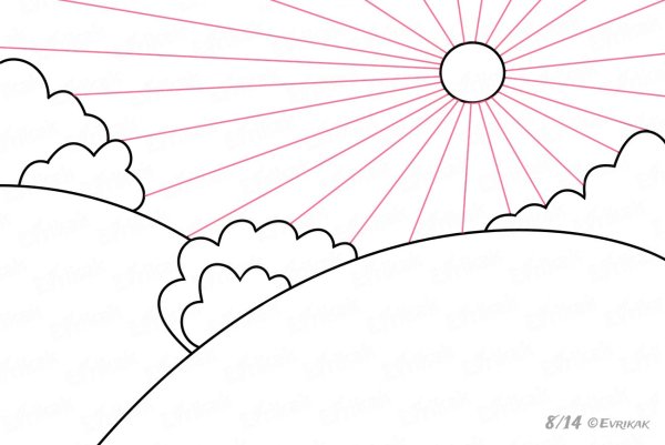 Рисунки природы карандашом для срисовки