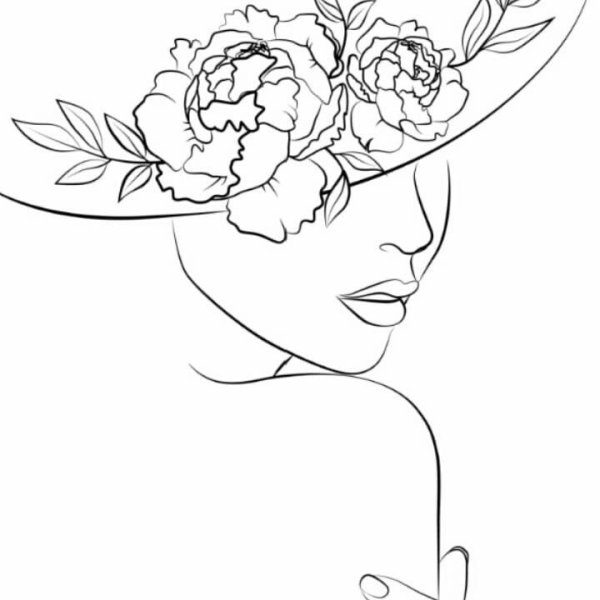 Силуэт одной линией