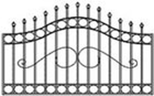 Ограда просты карандашом