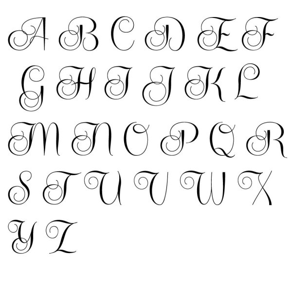 Красивые шрифты для рисования