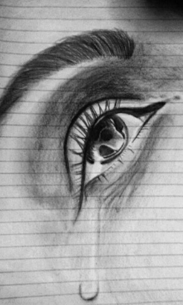 Грустные рисунки