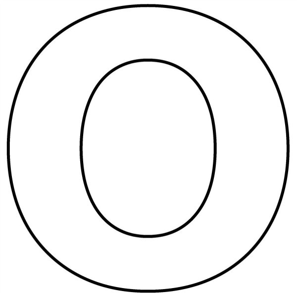 Контур букв