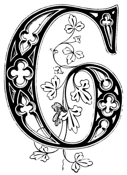Буквы вензелями алфавит