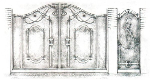 Зарисовки калитки