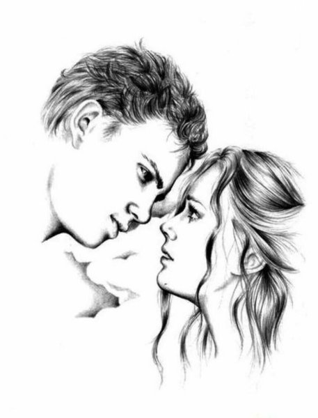 Влюбленные карандашом