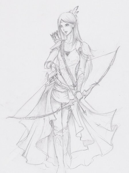Зарисовки эльфов