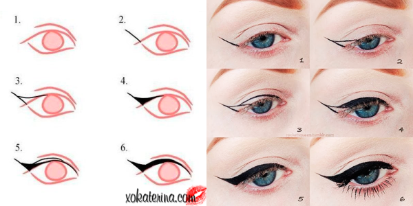 Поэтапное рисование стрелок