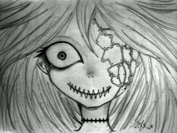 Красивые рисунки страшные