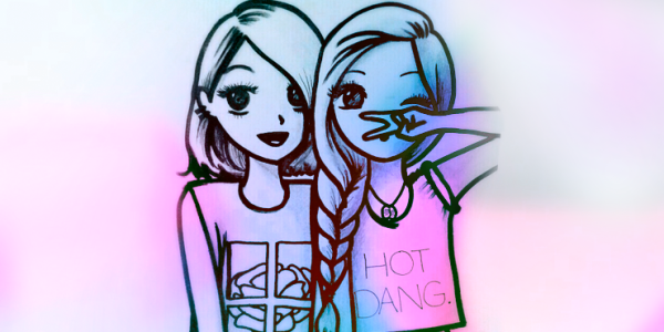 Красивые рисунки для подруги легкие