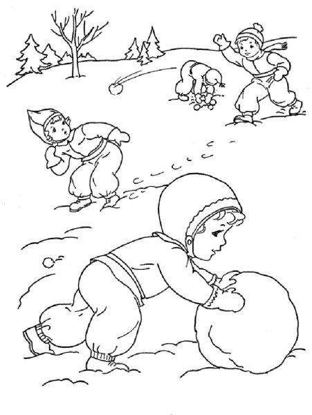 Расскрасказимние забавы