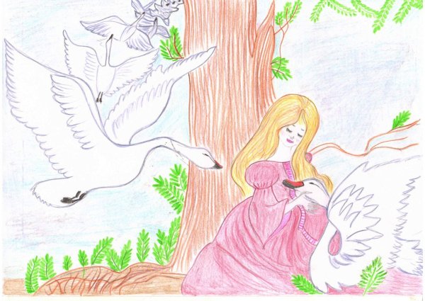 Дикие лебеди сказка Андерсена