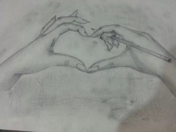 Любовь простым карандашом