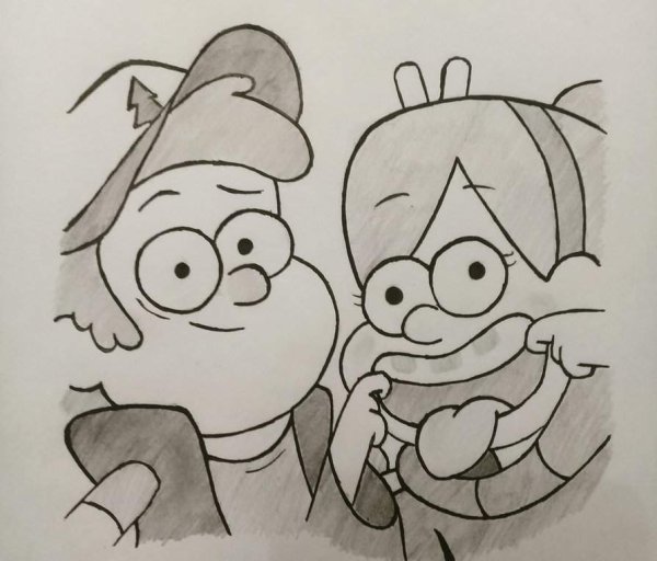 Гравити Фолз срисовать