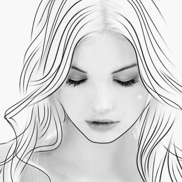 Нарисовать лицо девушки