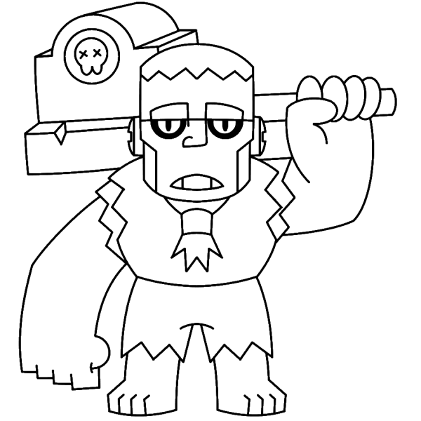 Раскраска Браво старс фэнк