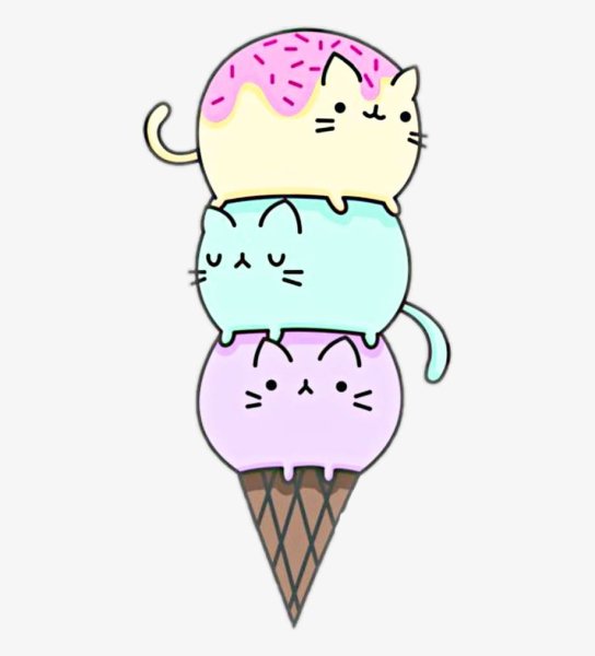 Рисунки лёгкие котики