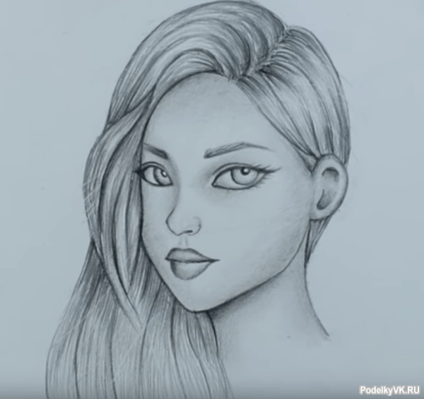 Рисунки для срисовки девушки без лица