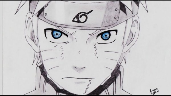Рисунки аниме для срисовки аниме Наруто