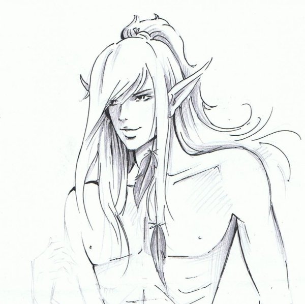 Раскраски аниме эльфы