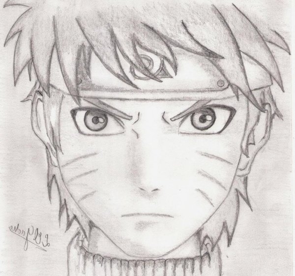 Аниме срисовки карандашом аниме Наруто