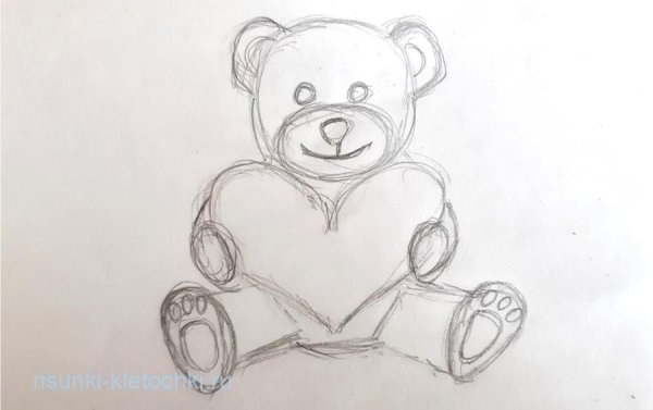 Картинки для срисовки мишки