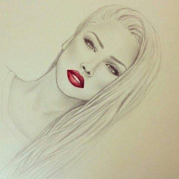 Платье рисунок