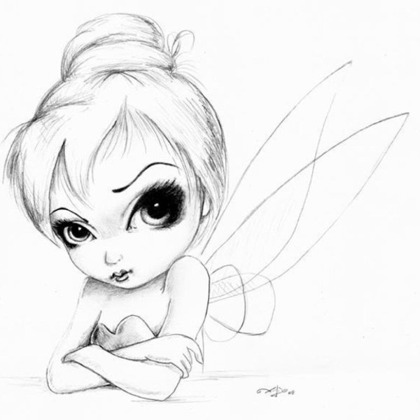 Феи Дисней для срисовки