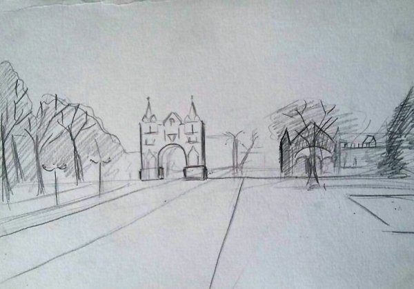 Замок для срисовывания