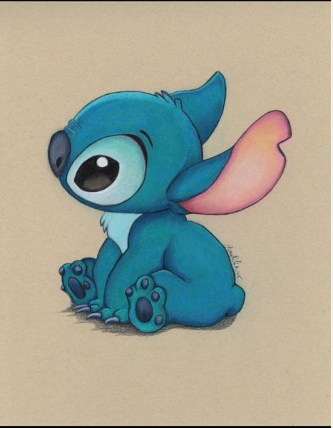 Стич срисовка Стич