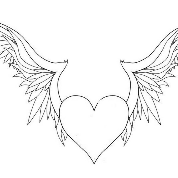 Сердце с крыльями