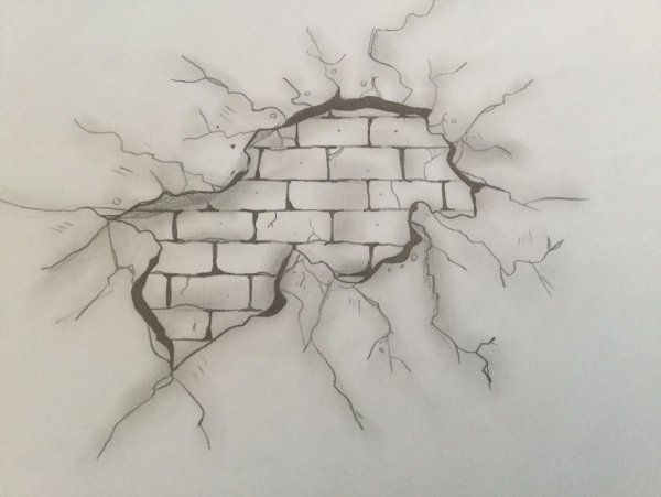 Рисунки на стену карандашом