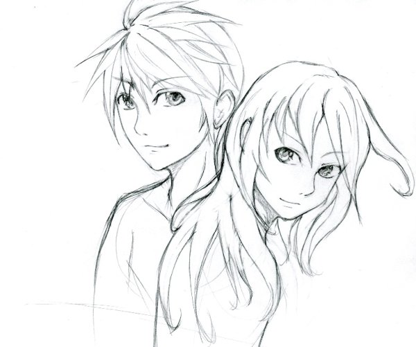 Рисунки для срисовки для сестры