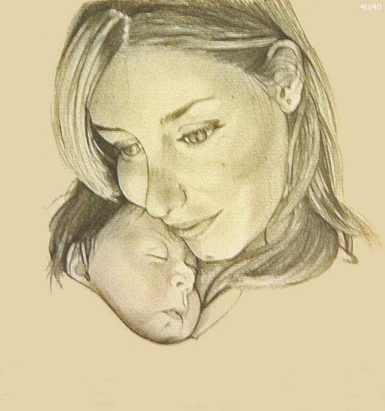 Красивый рисунок для мамы