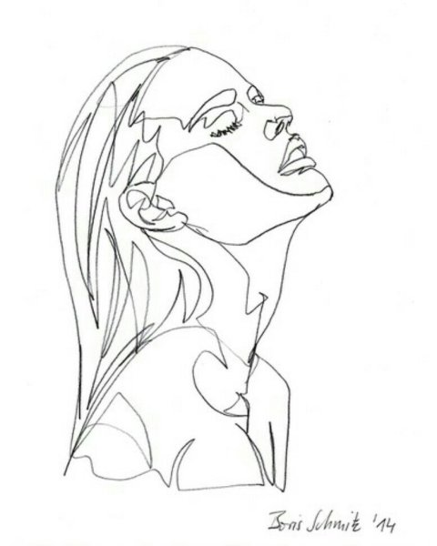 Контурные Наброски