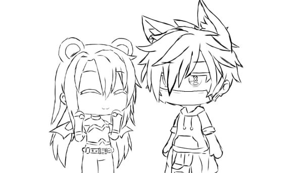 Gacha Life срисовать