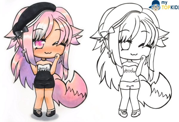 Раскраски гача лайф демоны