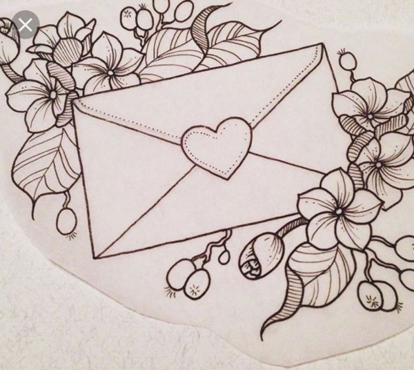 Идеи для конвертиков с рисунками