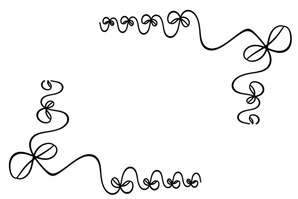 Красивая рамка из линий