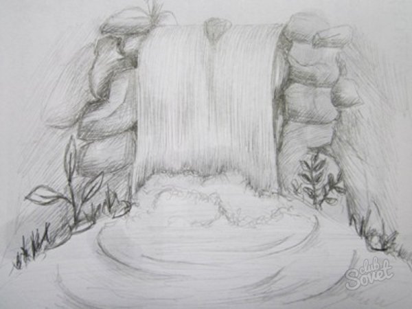 Евгений Баратынский водопад рисунок