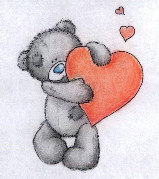 Сердце карандашом