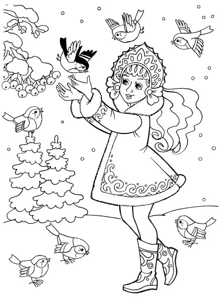 Раскраска. Новый год