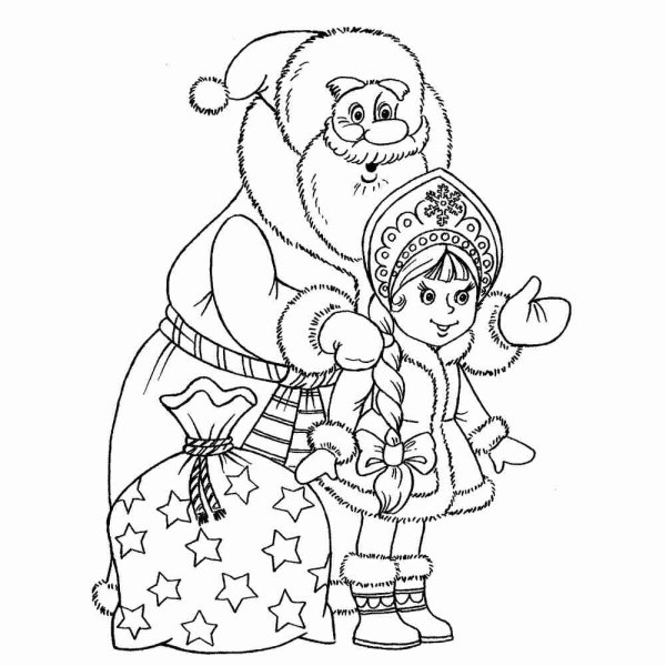 Зимний рисунок карандашом