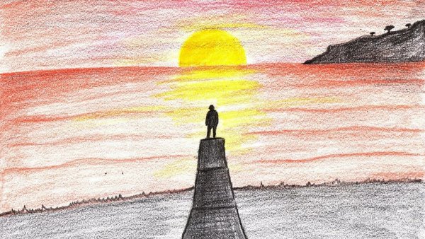 Рисунки для срисовки солнце