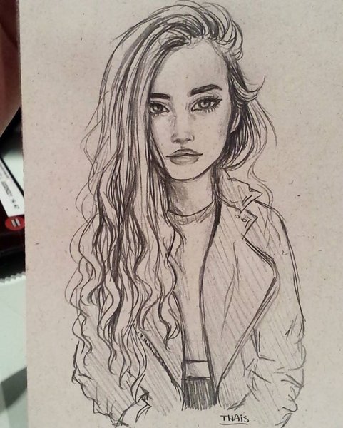 Идеи для рисования девушек