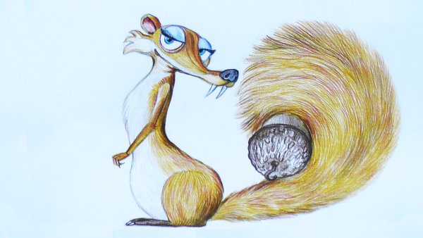 Ледниковый период срисовки белка