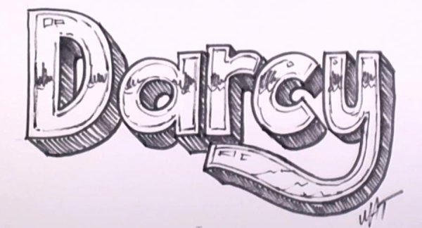 Картинки для срисовки с надписями