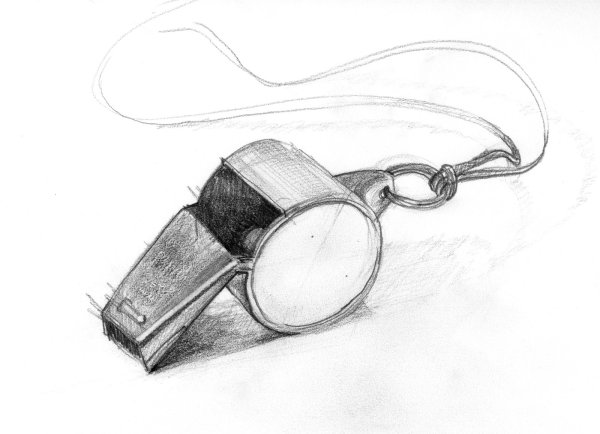 Мелкие предметы карандашом