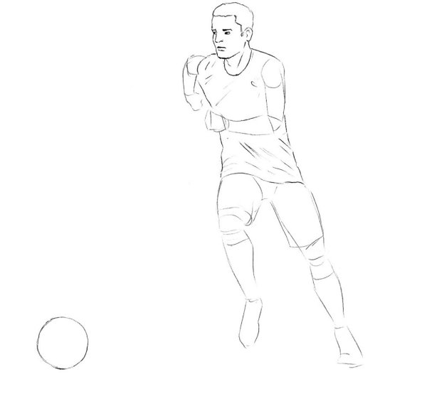 Разукрашки Неймар футболист