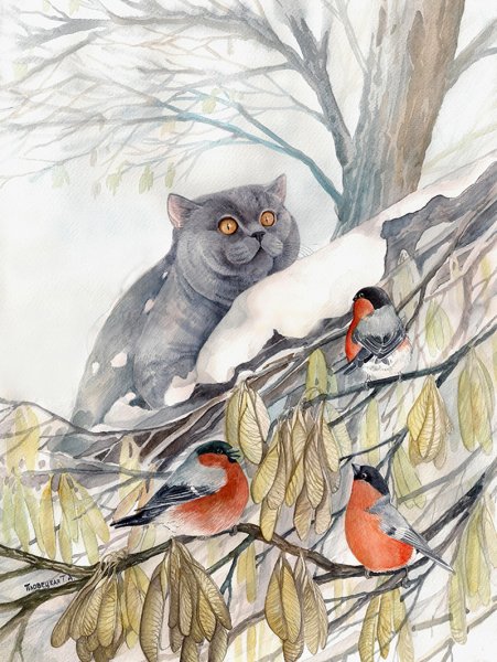 Татьяна Пловецкая зимние картины