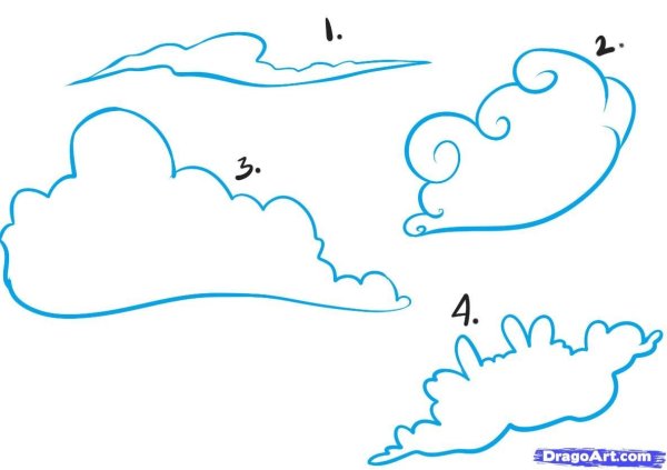 Облака эскиз